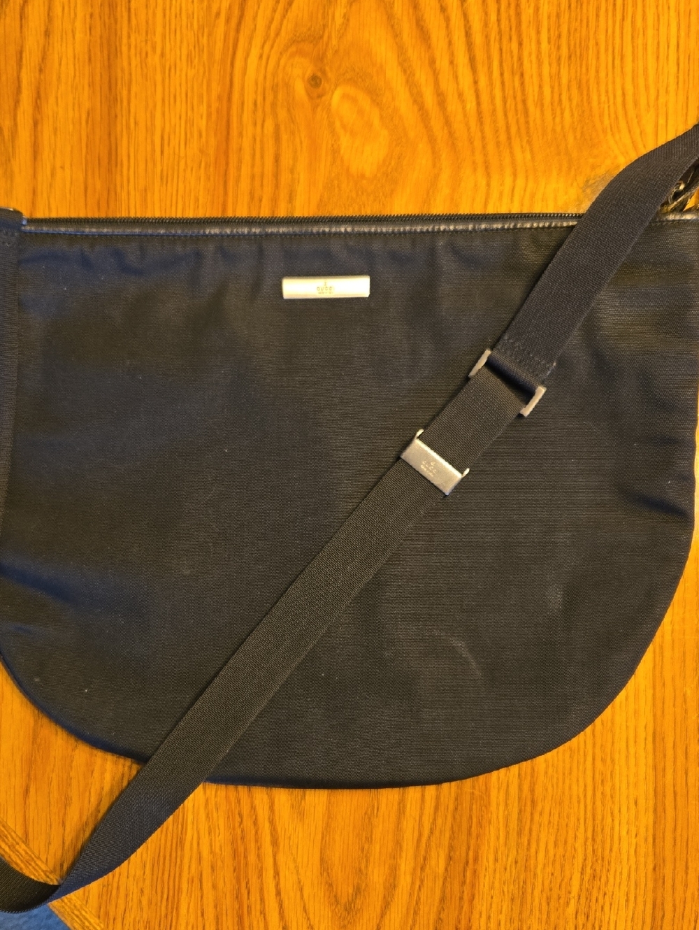 Gucci Black Canvas Crossbody Bag